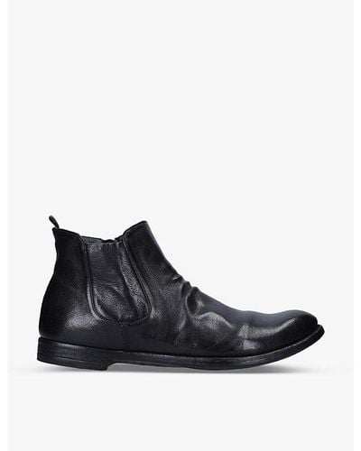 Officine Creative Arc 514 Leather Chelsea Boots - Black