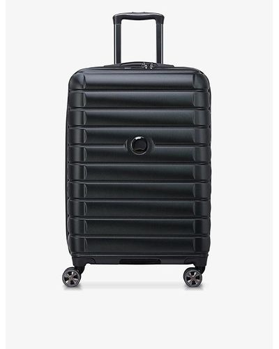Delsey Shadow 5.0 Double-wheel Woven Suitcase 66cm - Black