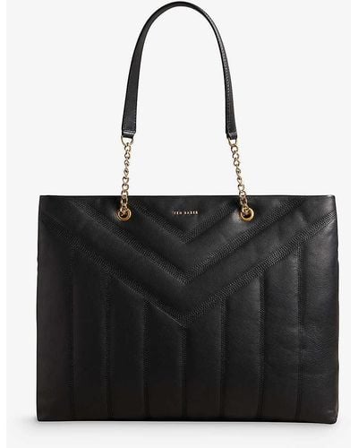 Ted Baker Ayalia Leather Tote Bag - Black