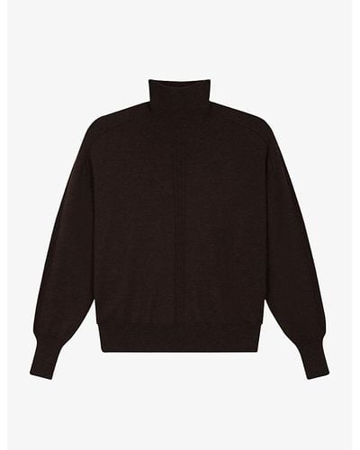 Soeur Nord Turtleneck Wool-knit Sweater - Black