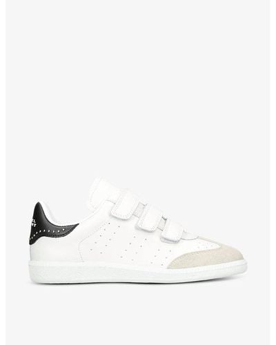 Isabel Marant Beth Leather Low-top Sneakers - White