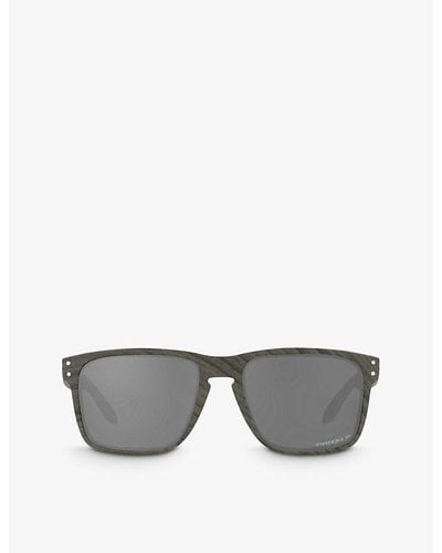 Oakley Oo9417 Holbrook Xl Polarized O Mattertm Sunglasses - Gray
