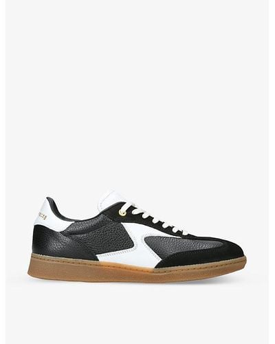 Filling Pieces Sprinter Dice Leather Low-top Sneakers - Black