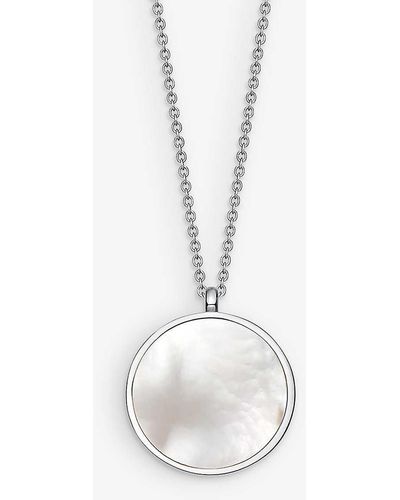 Astley Clarke Stilla Sterling-silver And Pearl Locket Necklace - Metallic