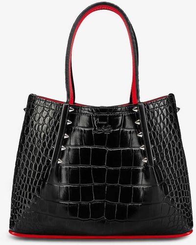 Christian Louboutin Cabarock Mini Leather Tote Bag 1 Size - Black