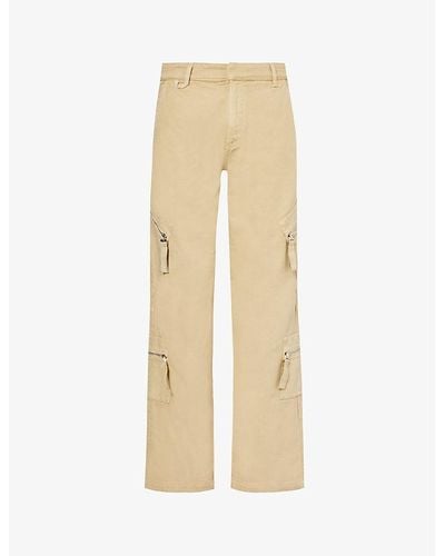 Jacquemus Le Cargo Marrone Straight-leg Cotton Pants - Natural