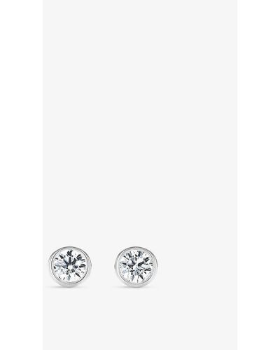 Tiffany & Co. Diamonds By The Yard And 0.16ct Diamond Stud Earrings - White