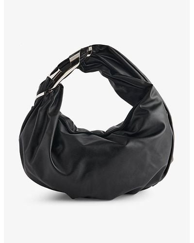 DIESEL Grab-d Faux-leather Hobo Bag - Black