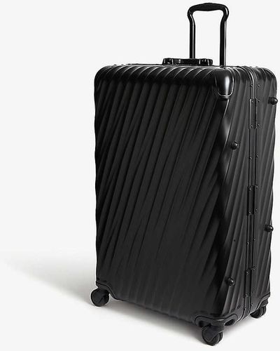 Tumi Matte Black Extended Trip 19 Degree Aluminium Suitcase