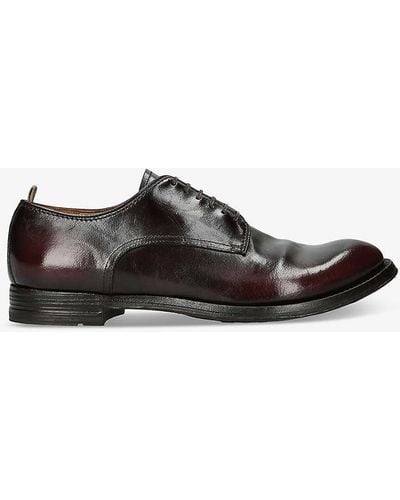 Officine Creative Anatomia Leather Derby Shoes - Multicolour