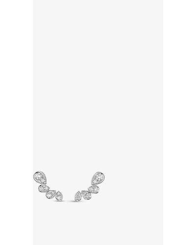 Chaumet Joséphine Ronde D'aigrettes 18ct White-gold And 0.56ct Brilliant-cut Diamond Earrings
