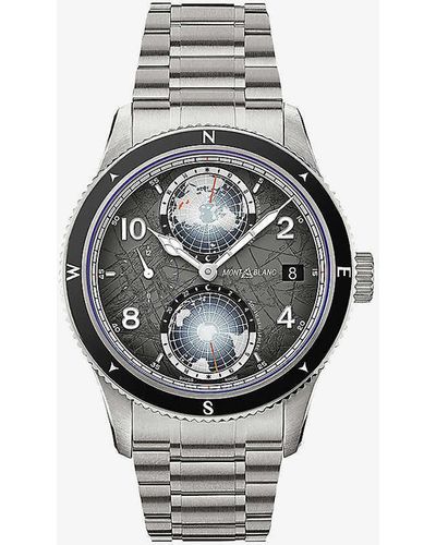Montblanc 130982 1858 Titanium Automatic Watch - Grey