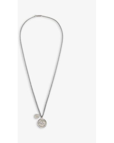 Miansai Orion Rhodium-plated Sterling-silver Necklace - White