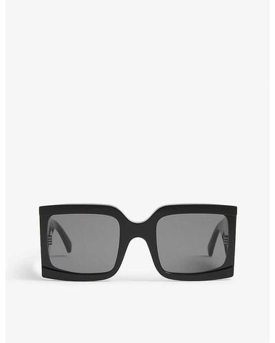 Celine Cl40084 Square-frame Sunglasses - Black