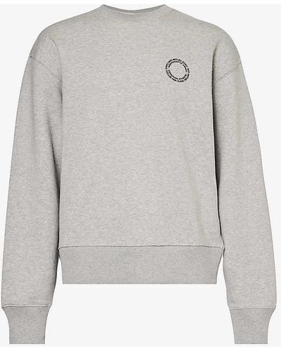 MKI Miyuki-Zoku Circle Graphic-print Organic-cotton And Recycled Polyester-blend Sweatshirt Xx - White