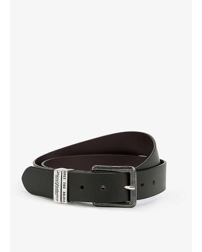 DIESEL B-guarantee Leather Belt - Multicolour