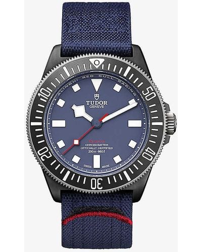 Tudor Unisex M25707b/24-0001 Pelagos Fxd Titanium Automatic Watch - Blue