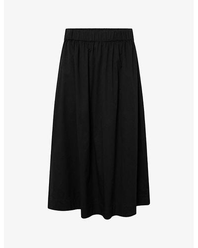 Twist & Tango Freya Stretch Cotton-blend Maxi Skirt - Black