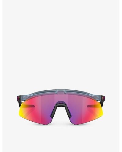 Oakley Oo9229 Hydra Shield-shape Acetate Sunglasses - Pink
