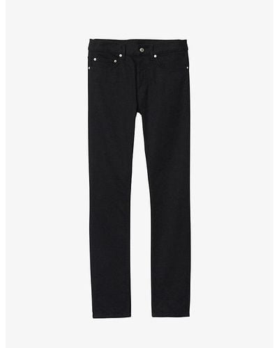 Sandro Straight Slim-fit Jeans X - Black