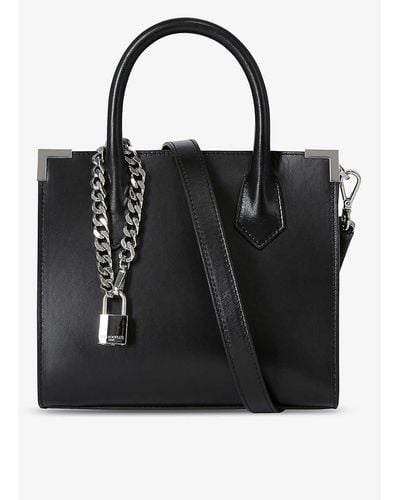 The Kooples Emily Mini Leather Cross-body Bag - Black