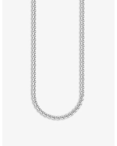 THOMAS SABO Silver Cubic Zirconia Infinity Necklace KE2067-051-14-L45V