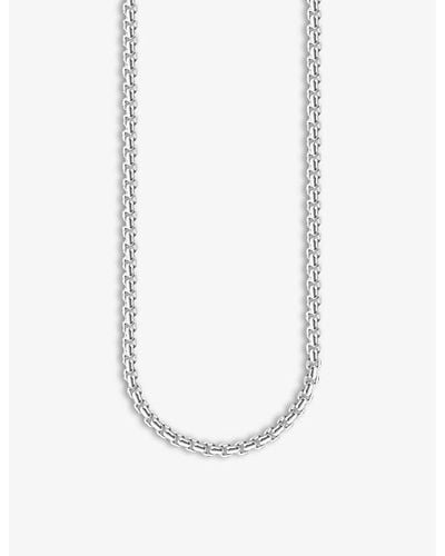 Thomas Sabo Venezia Sterling Silver Chain Necklace - Metallic