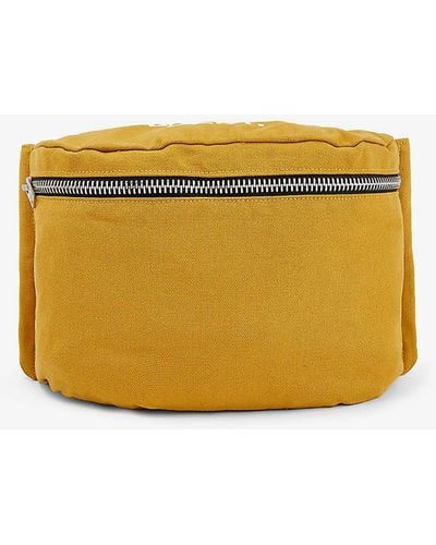 GALLERY DEPT. Brand-print Recycled-cotton Cross-body Bag - Yellow