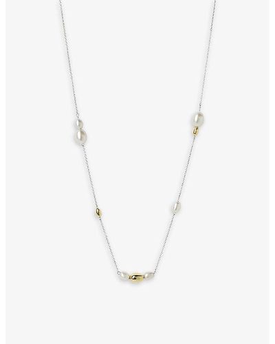 The Alkemistry Vianna 18ct White-gold, Yellow-gold Bead And Pearl Necklace