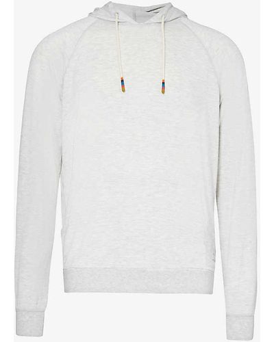 Paul Smith Harry Relaxed-fit Stretch-jersey Hoody - White