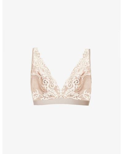 Wacoal Instant Icon Stretch-lace Bralette - White