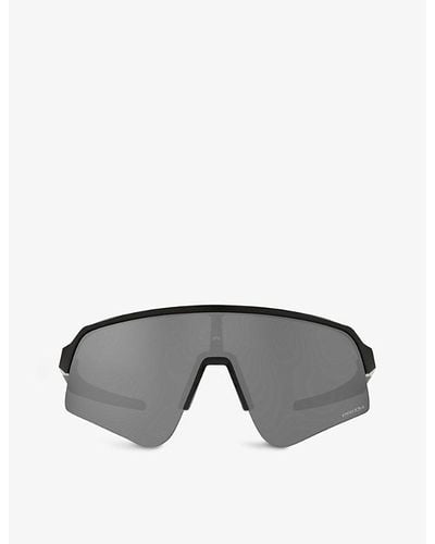Oakley Oo9465 Sutro Lite Sweep Acetate Wraparound Sunglasses - Black
