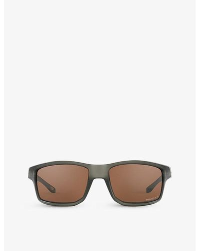 Oakley Oo9449 Gibston Square-frame Acetate Sunglasses - Gray