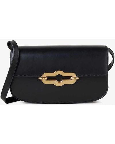 Mulberry East West Pimlico Leather Cross-body Bag - Black