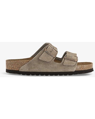 Birkenstock Arizona Double-strap Leather Sandals - Brown