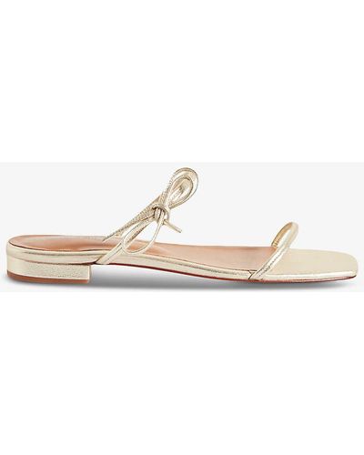 Claudie Pierlot Augustin Leather Sandals - White
