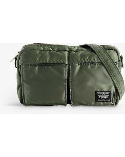 Porter-Yoshida and Co Tanker Woven Shoulder Bag - Green