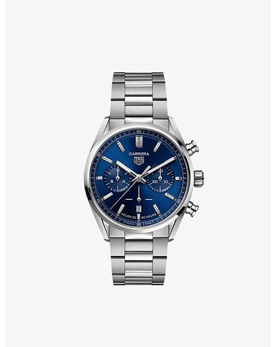 Tag Heuer Cbn2011.ba0642 Carrera Stainless-steel Automatic Watch - Metallic