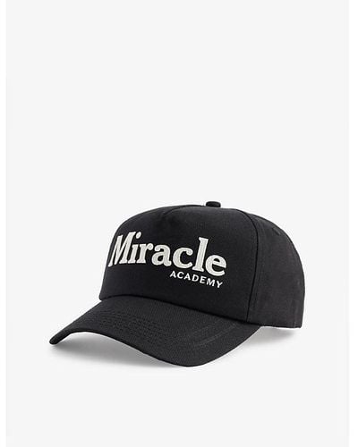 NAHMIAS Miracle Brand-embroidered Cotton Cap - Black