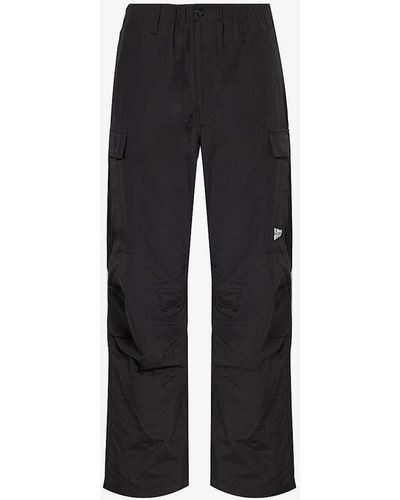 BBCICECREAM Arch Relaxed-fit Straight-leg Cotton-blend Cargo Trousers - Black