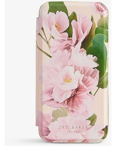 Ted Baker Liriam Floral-print Iphone 14 Pro Max Phone Case - Pink