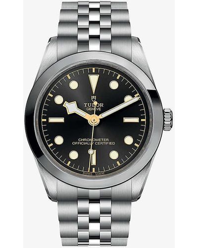 Tudor M79640-0001 Bay Stainless-steel Automatic Watch - Black