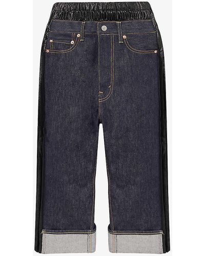 Junya Watanabe X Levi's Wide-leg High-rise Jeans - Blue