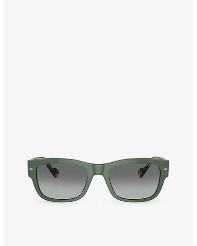 Vogue Vo5530s Pillow-frame Acetate Sunglasses - Green