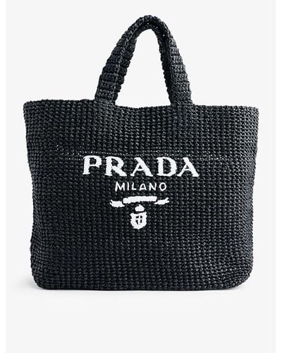 Prada Beach bag tote and straw bags for Women | Online Sale up to 14% off |  Lyst