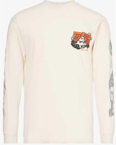 Market Corsa Graphic-print Cotton-jersey T-shirt - White