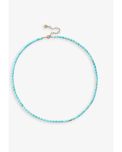 The Alkemistry Vianna 18ct Gold And Turquoise Necklace - Yellow