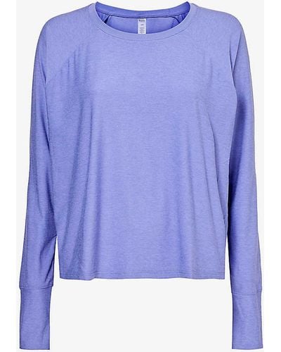 Beyond Yoga Featherweight Daydreamer Stretch-woven Top X - Blue