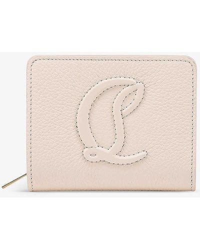 Christian Louboutin By My Side Leather Wallet - Natural