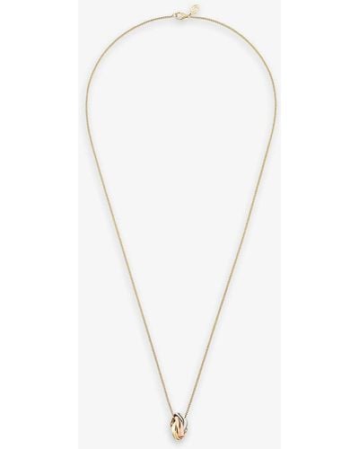 Cartier Trinity 18ct White, Rose And Yellow- Pendant Necklace